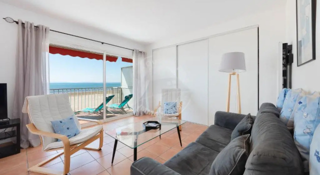 AS18069 - P3 Vue Mer exceptionnelle , sur la plage à 2 pas du Centre Ville, Book Apartment Le Grau-du-Roi Camargue