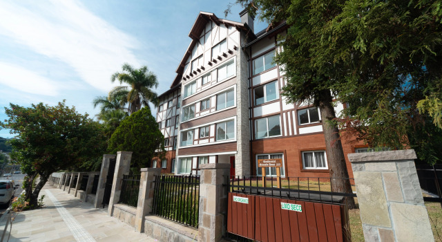 Novíssimo apto de 2 quartos no centro de Gramado