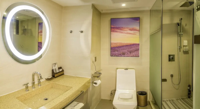 Двухместный номер Deluxe Lavande Hotel Qingdao Wusi Plaza Branch