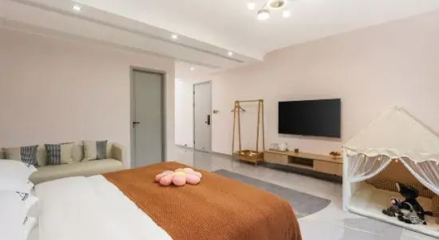 Люкс Anji Yitong·YiTong Parent-child Light Luxury Designed Vacation Boutique Homestay.
