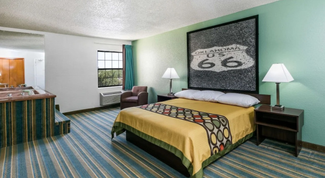 Двухместный люкс Super 8 by Wyndham Sapulpa/Tulsa Area