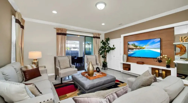 6 BR 4 BA Home Sleeps 14 Ww103, Book Feriehus Hoteller i Four Corners med pool, Swimmingpool