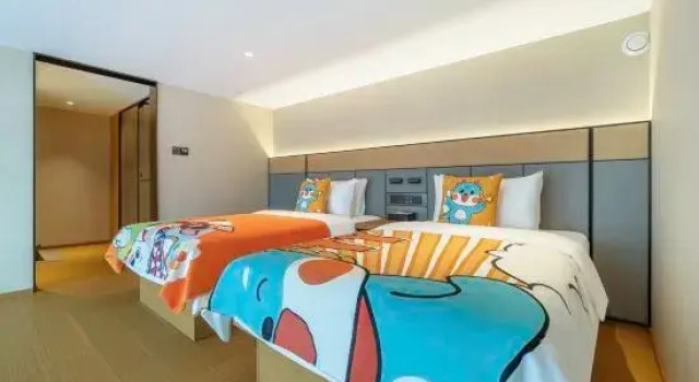 Семейный люкс Дуплекс с 2 комнатами United Family Hotel (Chengdu Yiyuan Garden Museum North Jinke Road Subway Station Branch)