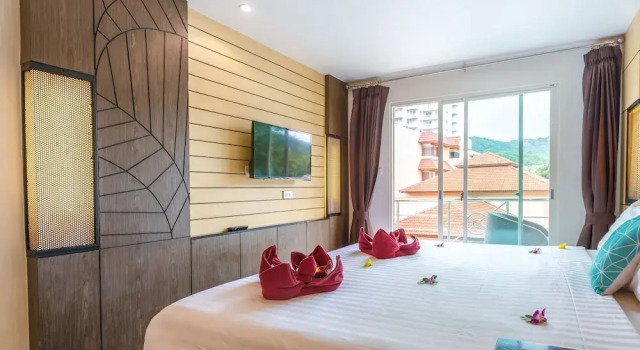 Двухместный номер с балконом Anda Beachside Hotel