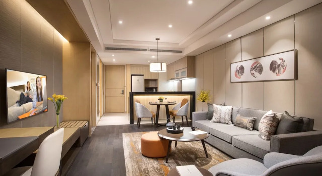 Номер Deluxe Somerset Harmony City Wuxi