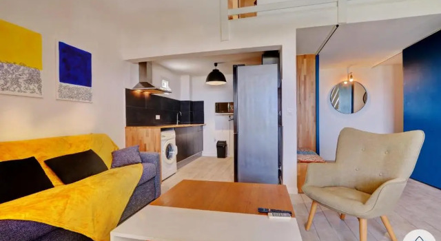T1 duplex - Le Rivage - 3 étoiles - Centre-ville de Saint-Pierre