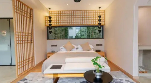 Семейный люкс Deluxe с видом на внутренний двор Jiuhua Mountain Youjian ∙ Furongli Homestay