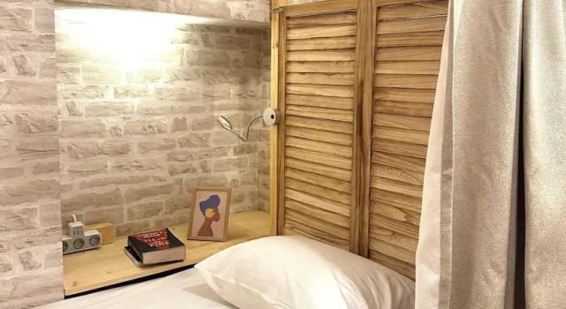 Кровать в общем номере Baloo Hostel