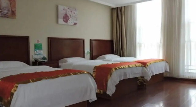 Трёхместный номер Standard GreenTree Inn Linyi Feixian Jianshe Road Express Hotel