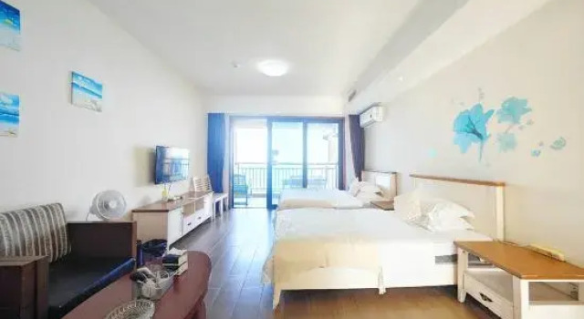 Люкс c 1 комнатой с балконом и с красивым видом из окна Huidong Shuangyuewan Haiyi Apartment