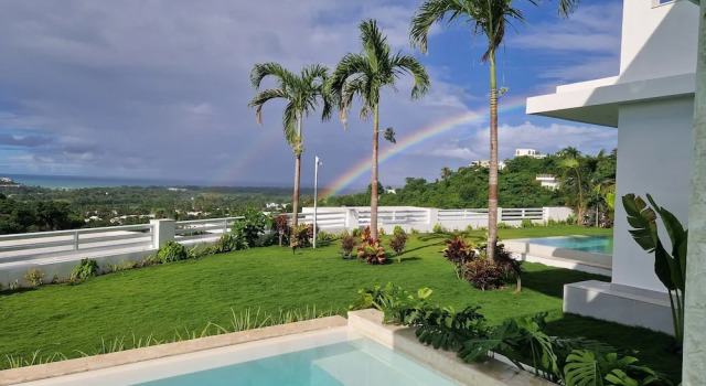 Camera doppia Economy con vista sui campi Sunset Villa with Infinity Pool