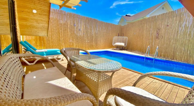 Bungalow With Private Pool Garden BBQ in Fethiye