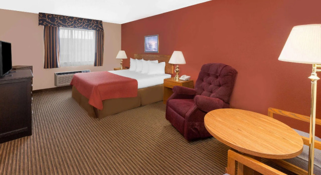 Standard Doppel Zimmer mit Blick auf den Innenhof Super 8 by Wyndham St. Ignace