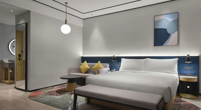 Двухместный номер Deluxe Hilton Garden Inn Tianjin Huayuan