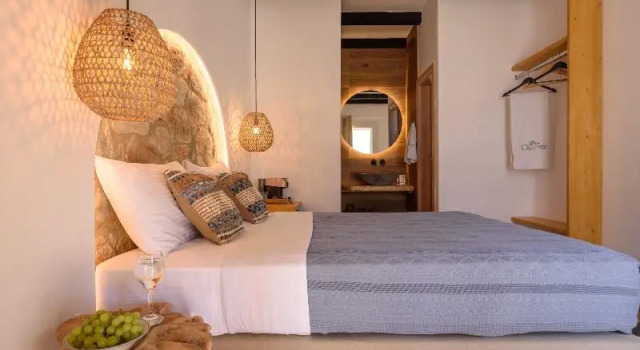 Двухместный номер с видом на бассейн Olive Mykonos Villas