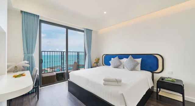 Апартаменты с 3 комнатами с балконом и с видом на океан Hillside condo at Sunset town - Southern Phu Quoc