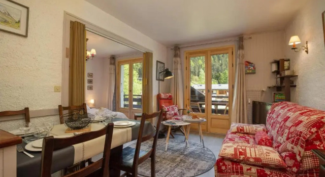 Студия с видом на горы Residence Le Chardonnet by Happy Rentals