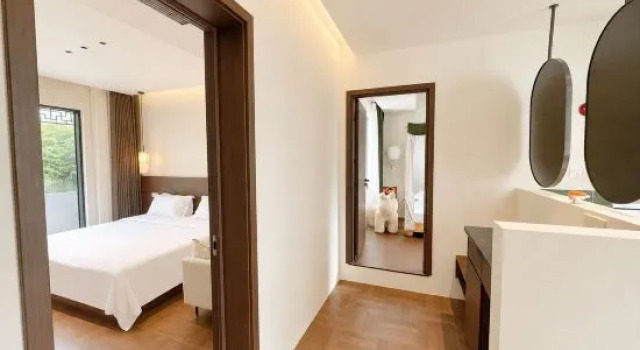 Семейный люкс Luxury с видом на воду Xuan'an Vacation Apartment
