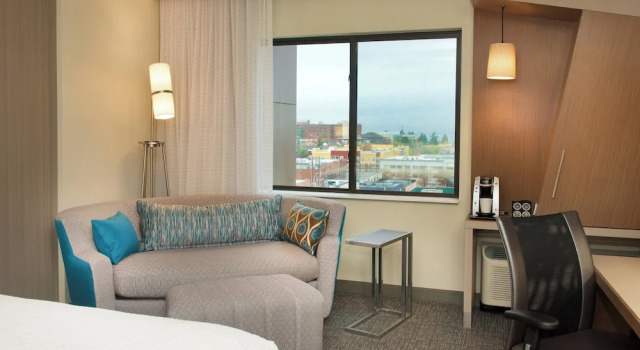 Двухместный номер Courtyard by Marriott Seattle Everett Downtown
