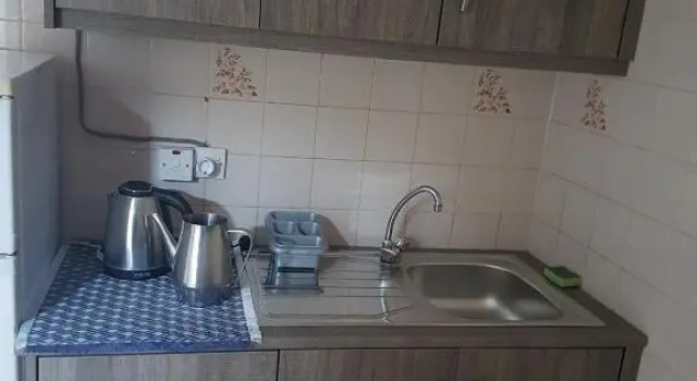 Студия Economy с балконом и с красивым видом из окна Eleni Apartments