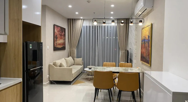 Апартаменты с 2 комнатами с балконом Smart City Vinhomes Nam Tu Liem Apartment