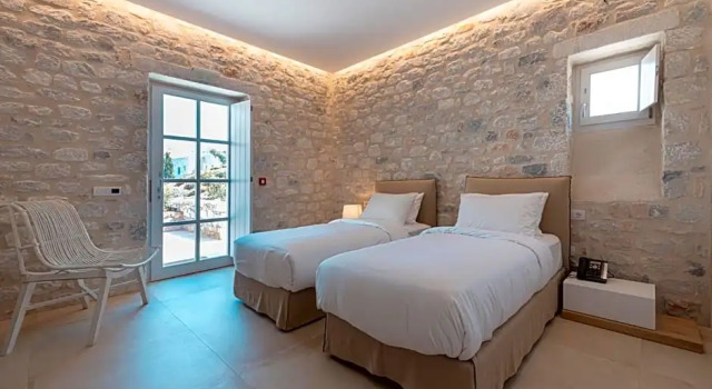 Номер Deluxe с частичным видом на море Ariá Estate Suites & Spa