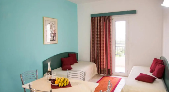 Апартаменты c 1 комнатой Theoni Apartments
