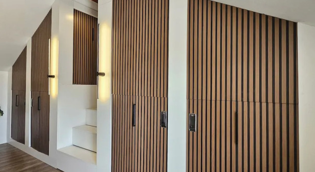 Кровать в общем номере Seasun Hostel