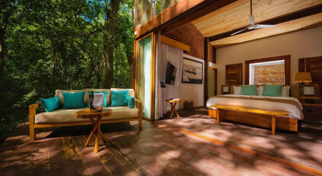 Люкс с видом на море Casa Bonita Tropical Lodge