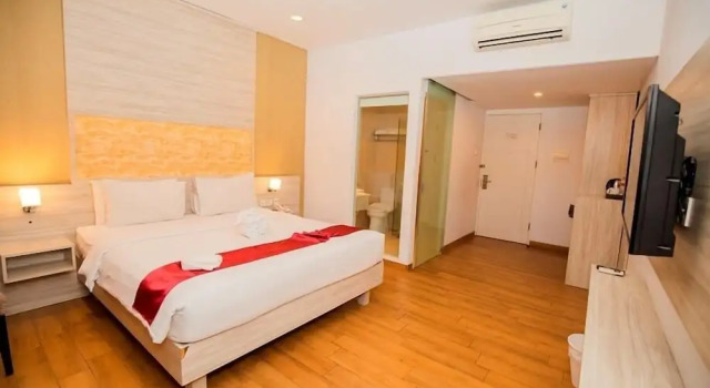 Executive Dvoulůžkový s manželskou postelí pokoj Front One Akshaya Hotel Karawang