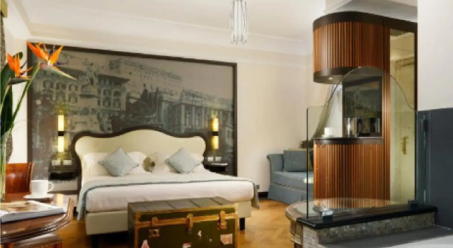 Номер Deluxe Grand Hotel Savoia Genova, Curio Collection by Hilton
