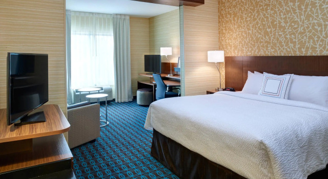 Двухместный люкс Fairfield Inn & Suites by Marriott Detroit Troy