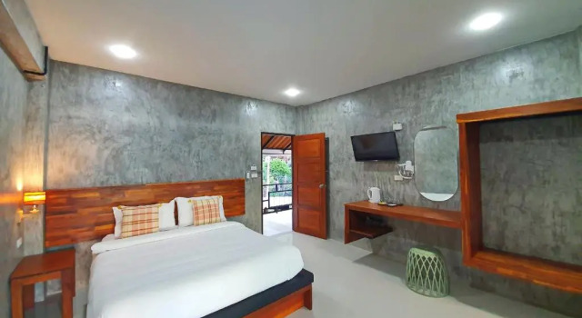 Двухместный номер Deluxe с балконом и с видом на море Life koh tao resort