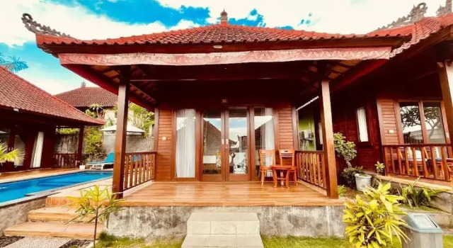 Двухместный номер Standard с балконом и с видом на сад Nusa Veranda Sunset Villas & Restaurant