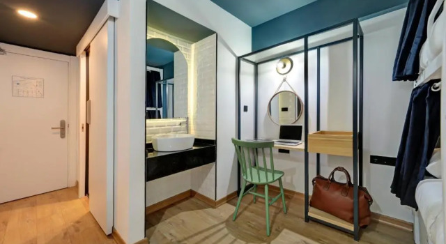 Кровать в общем номере Гостиница The Central House Istanbul Galata