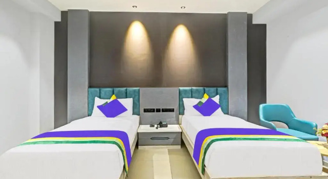 Номер Deluxe Treebo Premium La Orchid, Near Big Temple Thanjavur