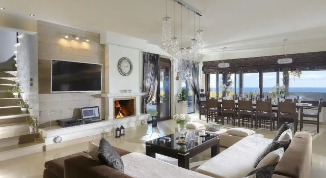 Deluxe Captivating Villa With Indoor and Outdoor Pool Sandy Beach is Only 1 5km Away, Забронировать Вилла Коккини-Хани Центральный Крит
