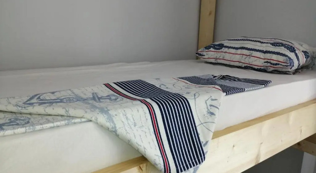 Кровать в общем номере Oludeniz Hostel
