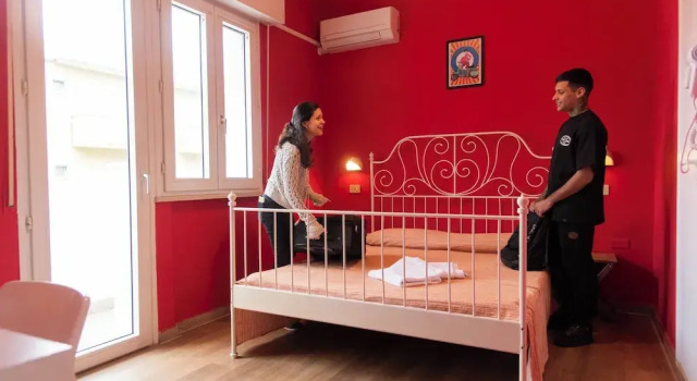 Двухместный номер Standard с балконом Sunflower Beach Backpacker Hostel & Bar