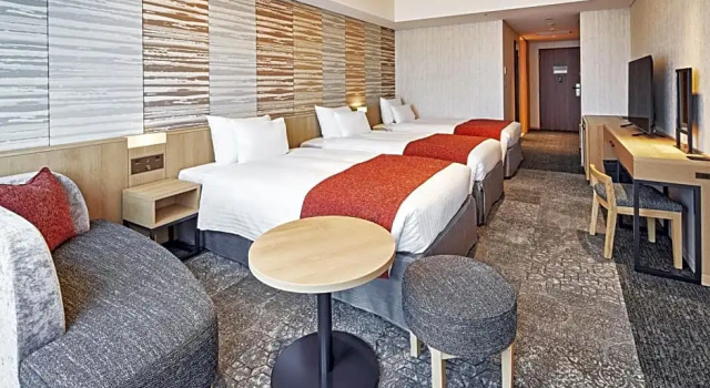 Трёхместный (3 beds and 1 stacking bed) номер Standard Hotel Emion Kyoto
