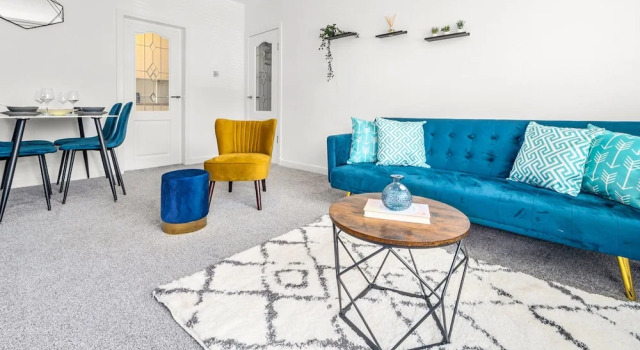 Апартаменты c 1 комнатой One Bedroom Apartment by Klass Living Serviced Accommodation Hamilton - Back'O'Barns Apartment With WiFi