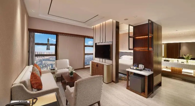 Двухместный номер Deluxe Hilton Garden Inn Anshan