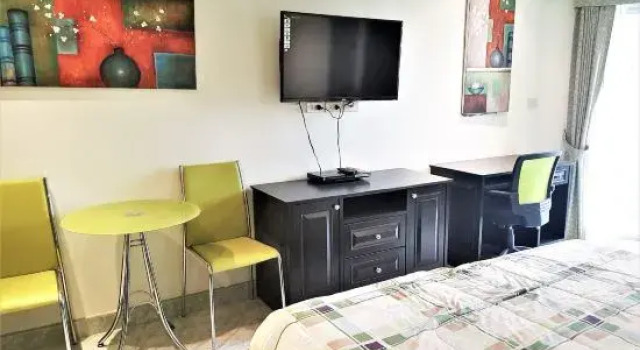 Апартаменты c 1 комнатой с балконом Sea view studio apartment Jomtien beach condominium A3