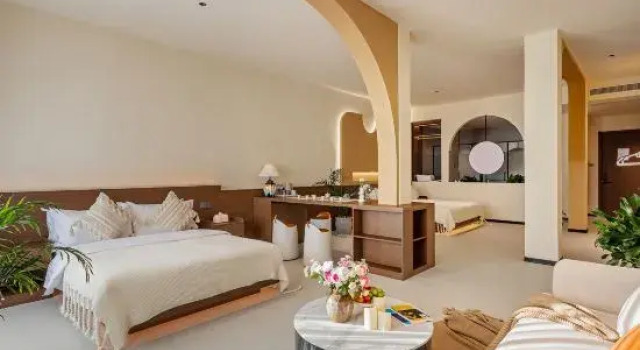 Люкс Deluxe Dali Qingjing Waterfront Vacation Apartment (Shuanglang Erhai)