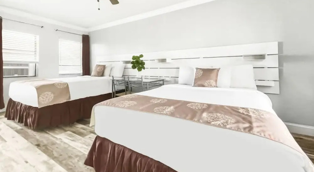 Четырёхместный номер Deluxe с красивым видом из окна Hollywood Beach Hotels