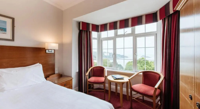Standard- dobbelt værelse med havudsigt The Headland Hotel & Spa