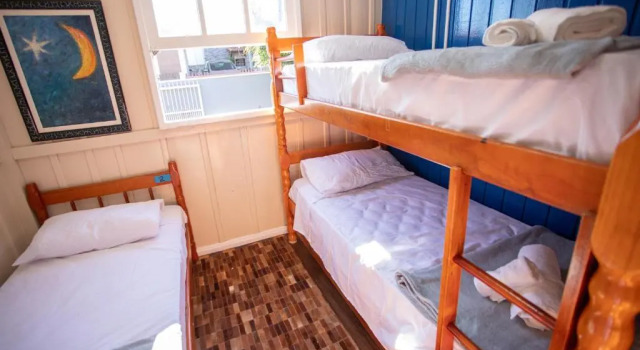 Кровать в общем номере Hostel Butiá