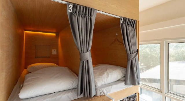 Кровать в общем номере Ratchada Hotel - ROTFAI
