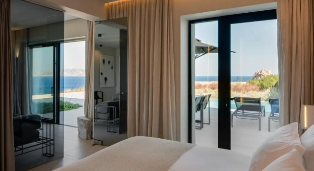 Вилла Serenity with Private Pool с 2 комнатами Milos Cove