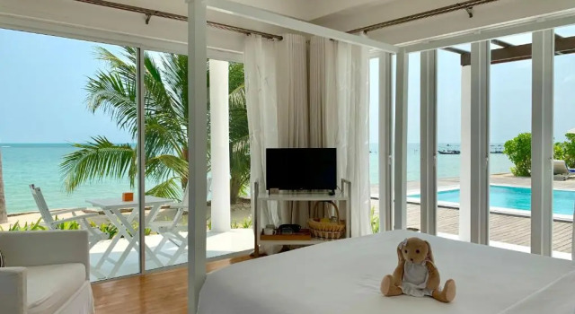 Номер Deluxe рядом с пляжем Villa Nalinnadda Petite Hotel & Spa, Adults Only